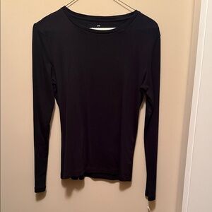 Talbots Elegant Black Long Sleeve Tee